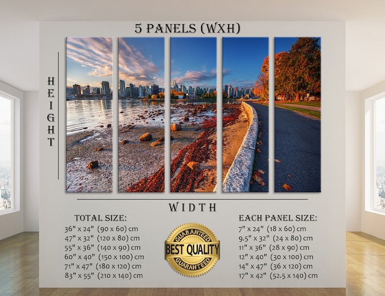 Vancouver Art Vancouver Wall Art Vancouver Canvas Vancouver Etsy