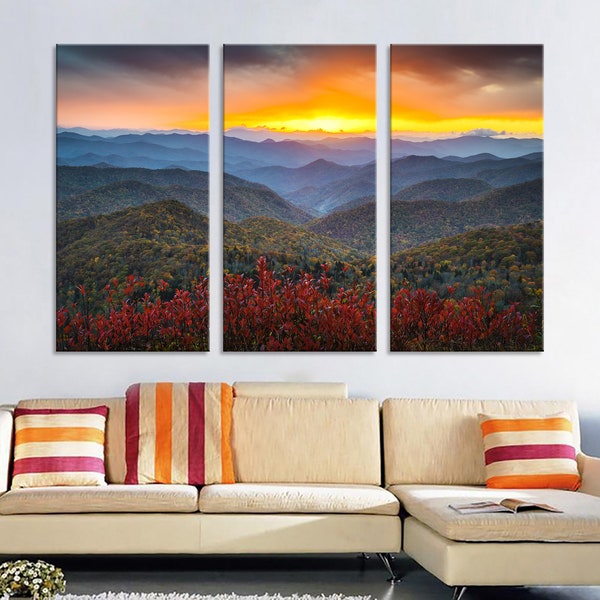 Mountain Wall Art Etsy