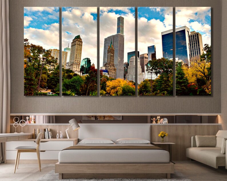 New York City Wall Art Phoster Canvas Empire Decor
