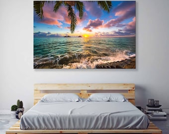 Kailua Sunrise in Hawaii - Stunning Hawaii Canvas Print - Hawaiian Wall Art - Hawaii Decor for Home or Office