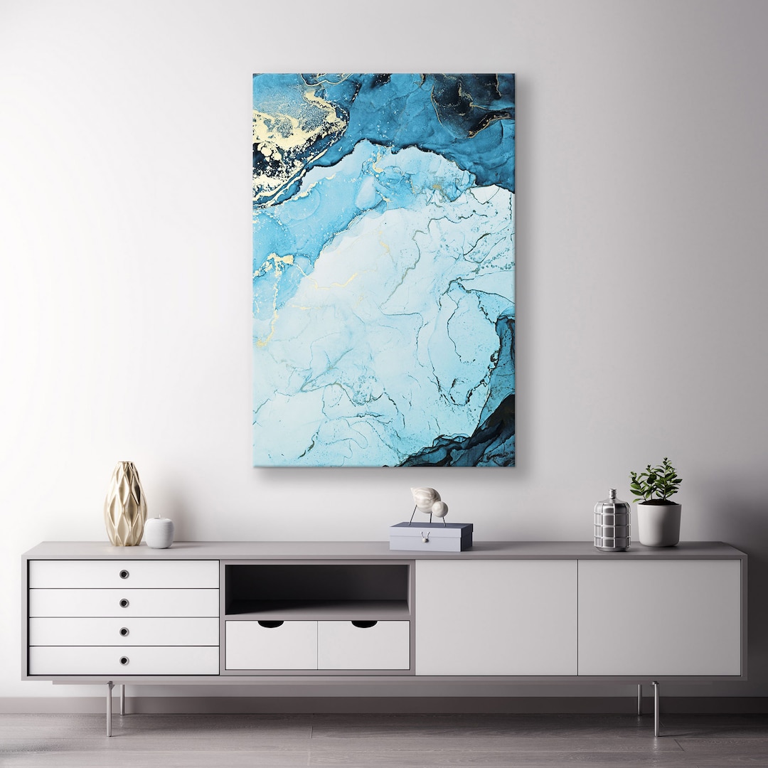 sea-color-wall-decor-aquamarine-spots-wash-drawing-canvas-print
