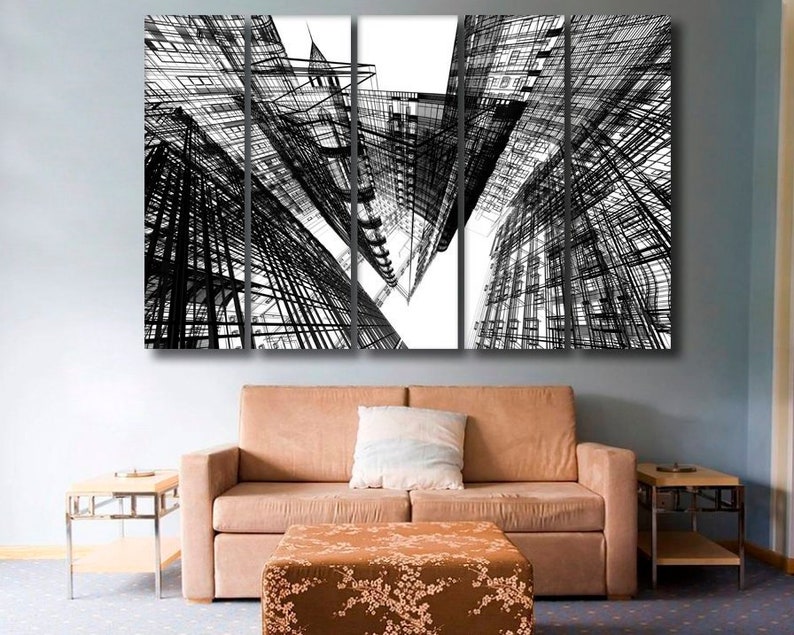 Abstract City Wall Art Canvas Prints Decor Cityscape Print Modern 3d - Abstract Cityscape Canvas Wall Art Abstract City Wall Art Canvas Prints Decor Cityscape Print Modern 3d - Abstract Cityscape Canvas Wall Art