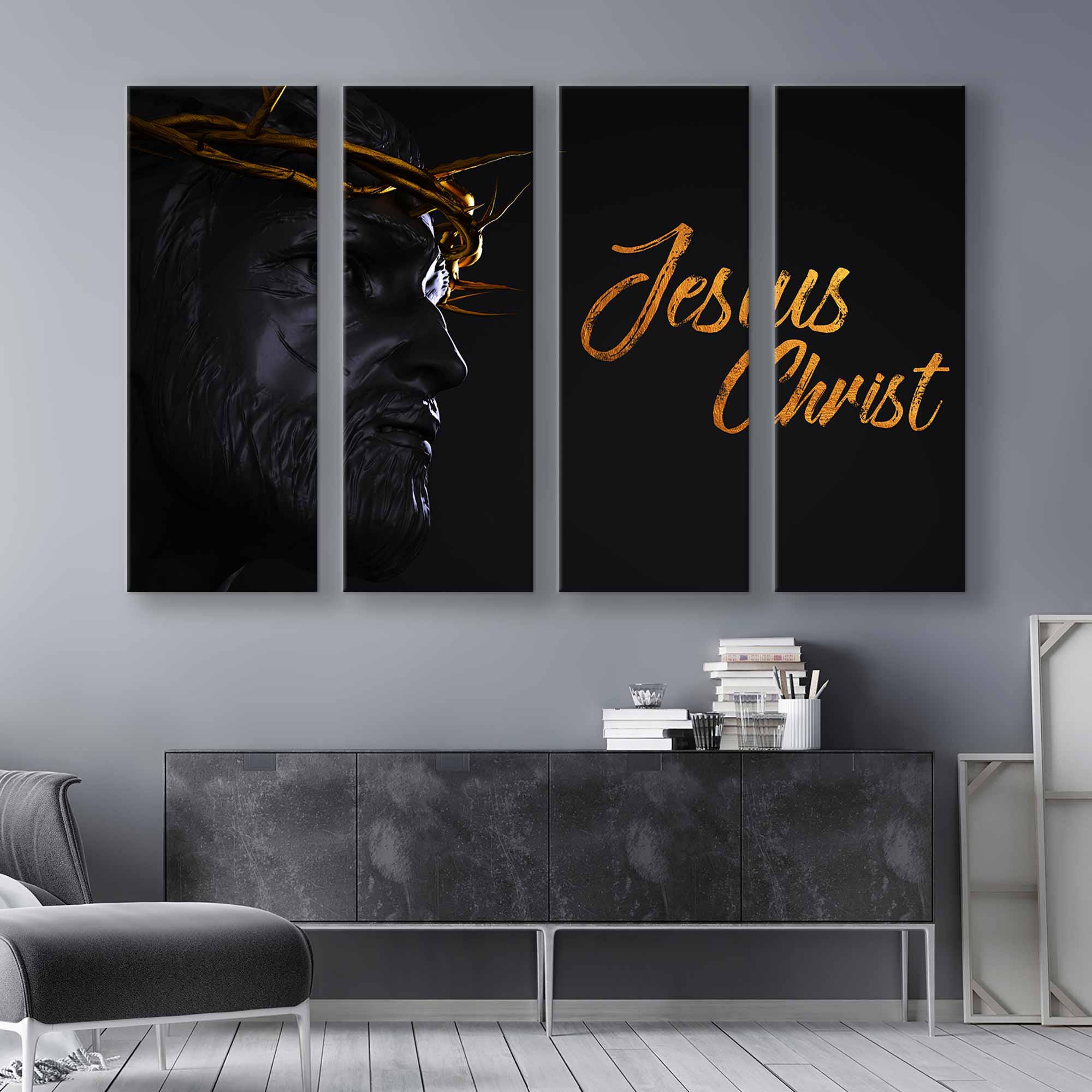 Jesus Christ Wall Art Canvas Print – Inspirational Christian Wall Decor ...