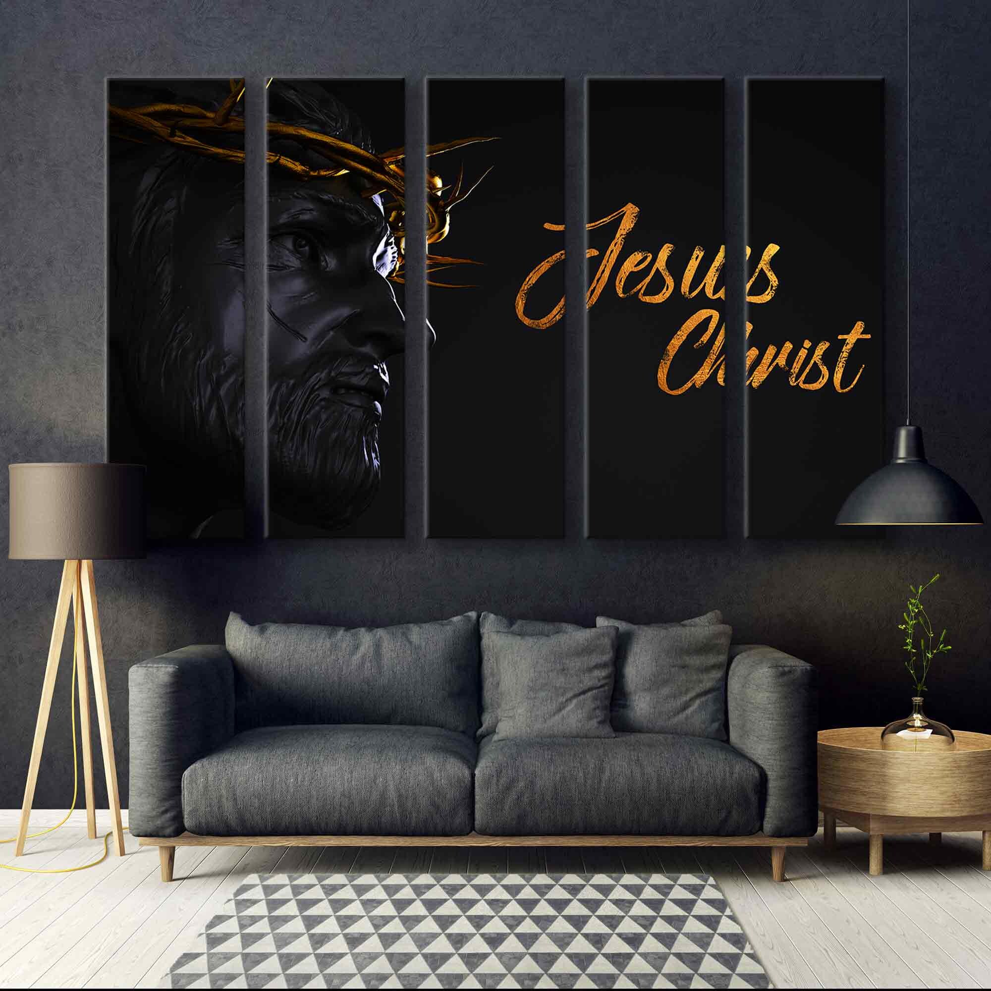Jesus Christ Wall Art Canvas Print – Inspirational Christian Wall Decor ...