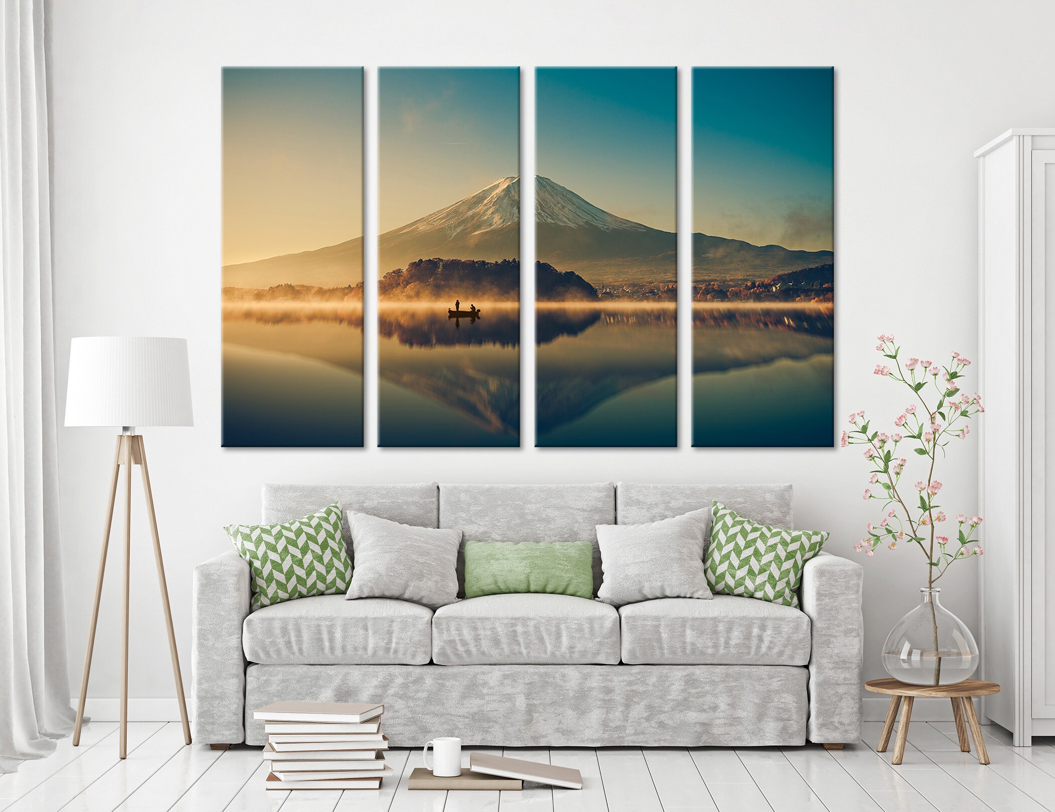 Fuji Mount Wall Art Fuji Mount Wall Decor Fuji Mount Canvas Etsy