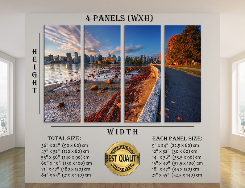 Vancouver Art Vancouver Wall Art Vancouver Canvas Vancouver Etsy