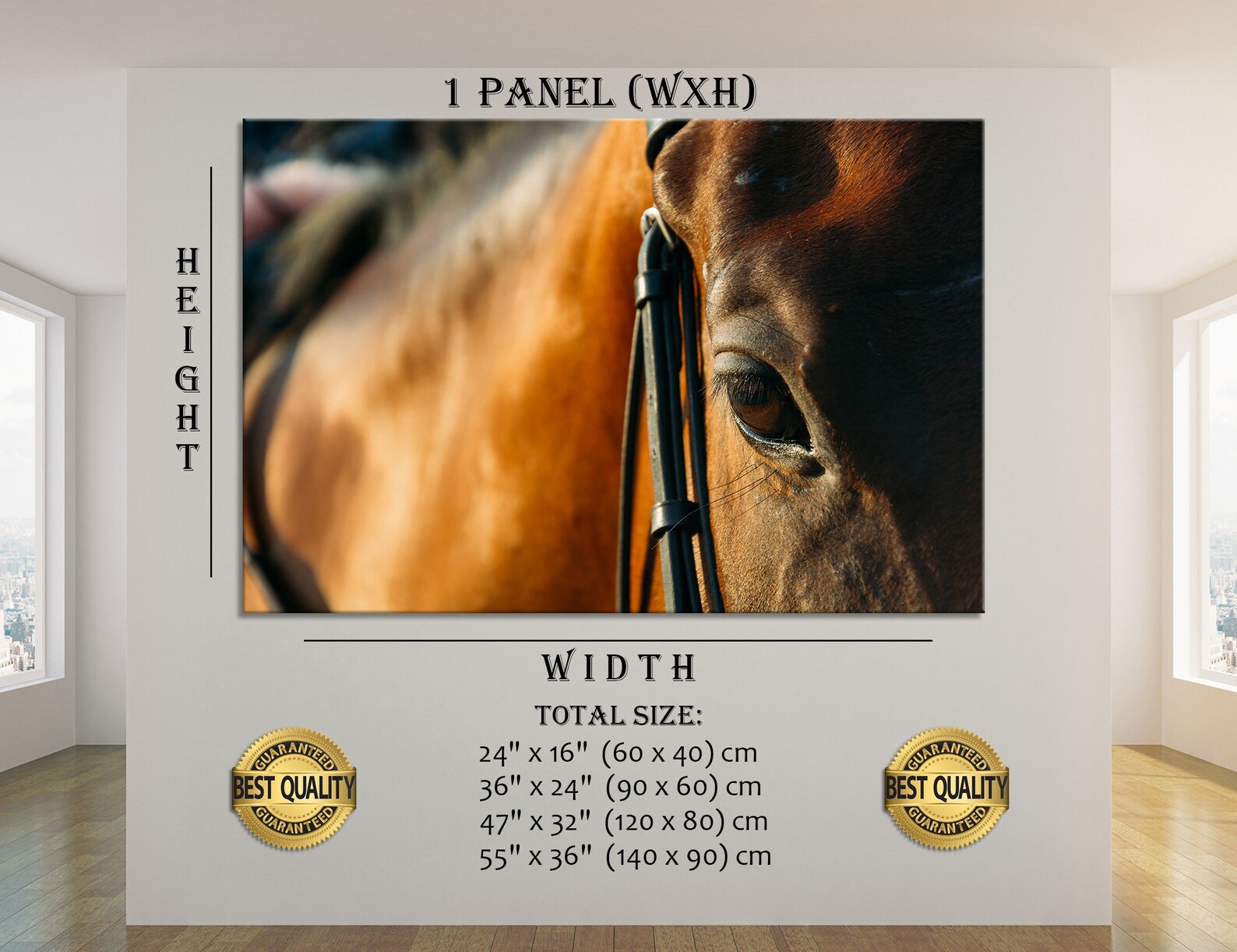 Horse Eye Wall Art Horse Wall Decor Horse Canvas Horse Print Etsy