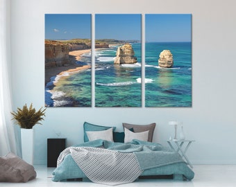 Twelve Apostles Wall Art 12 Apostles Wall Decor Extra Large Canvas Art Large Wall Art Large Wall Decor Large Multi Panel Art Artwork Print