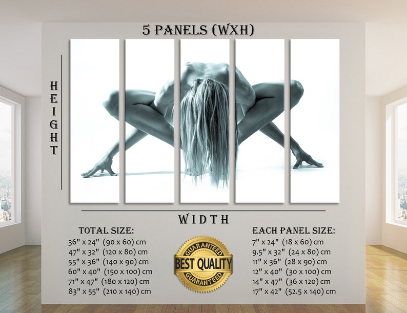 Nude Wall Art Nude Wall Decor Gym Wall Art Gym Wall Decor Yoga Wall Art Yoga Wall Decor Gymnastics Wall Art Gymnastics Wall Decor Artwork image 5