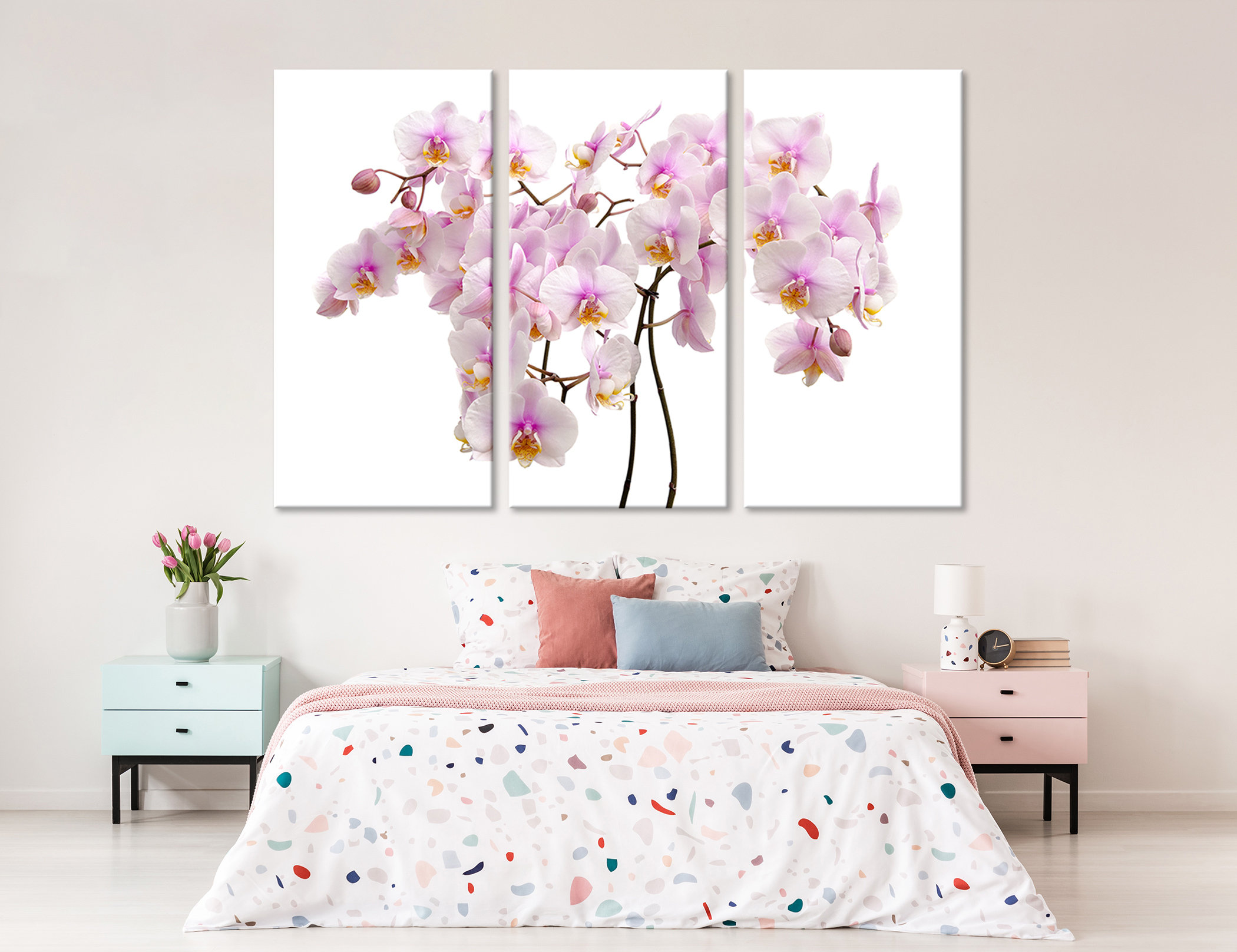 White Orchid Wall Art Orchid Wall Decor Orchid Canvas Print | Etsy