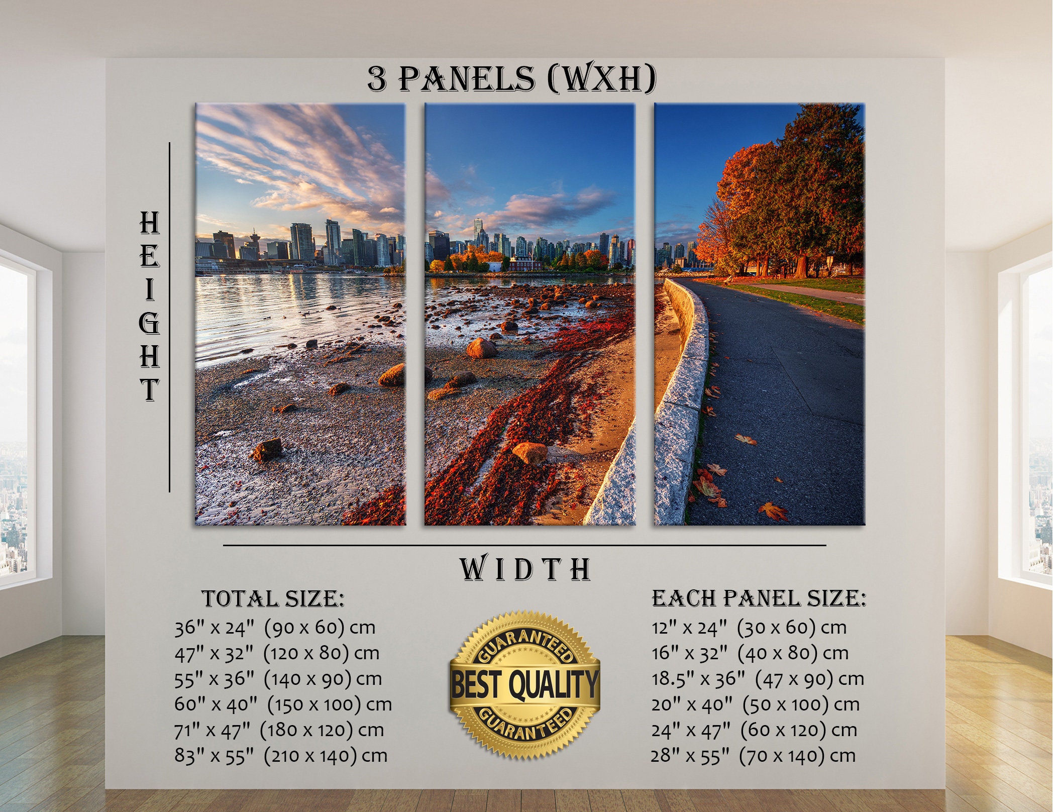 Vancouver Art Vancouver Wall Art Vancouver Canvas Vancouver Etsy