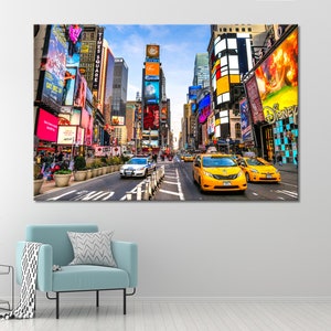NYC Manhattan Times Square Leinwand Times Square Druck Times Square Poster Times Square Foto Times Square Wand Kunst Times Square Wand Dekor