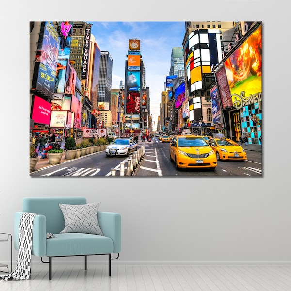 NYC Manhattan Times Square Canvas Times Square Print Times Square Poster Times Square Foto Times Square Wall Art Times Square Wall Decor