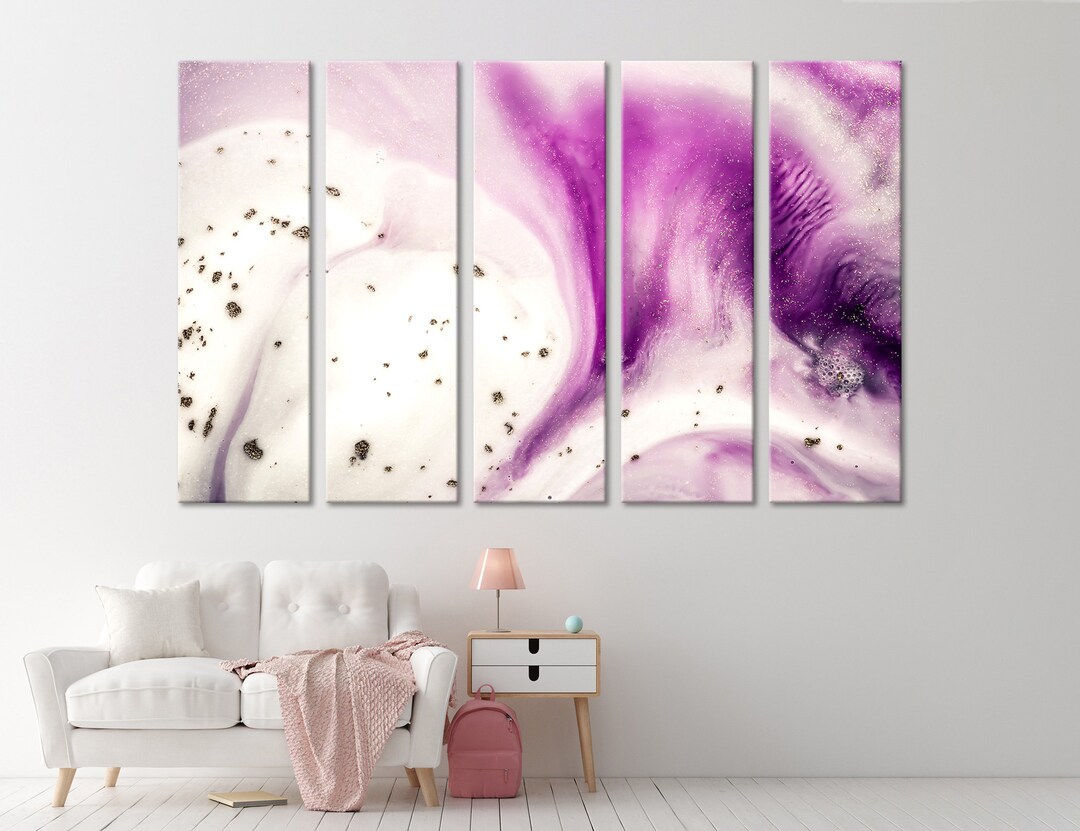 Large Purple Wall Art Etsy
