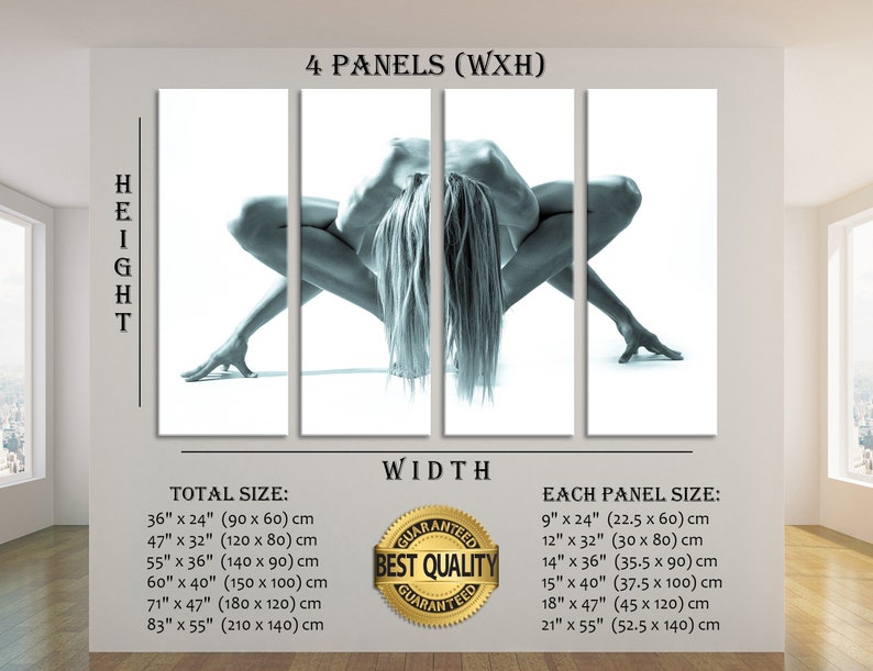 Nude Wall Art Nude Wall Decor Gym Wall Art Gym Wall Decor Yoga Wall Art Yoga Wall Decor Gymnastics Wall Art Gymnastics Wall Decor Artwork image 6