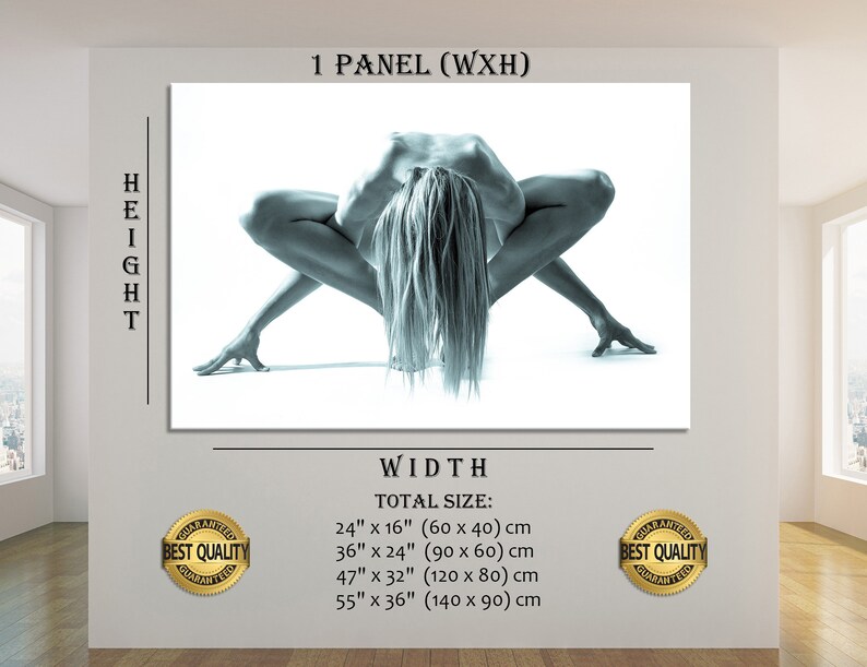 Nude Wall Art Nude Wall Decor Gym Wall Art Gym Wall Decor Yoga Wall Art Yoga Wall Decor Gymnastics Wall Art Gymnastics Wall Decor Artwork image 8