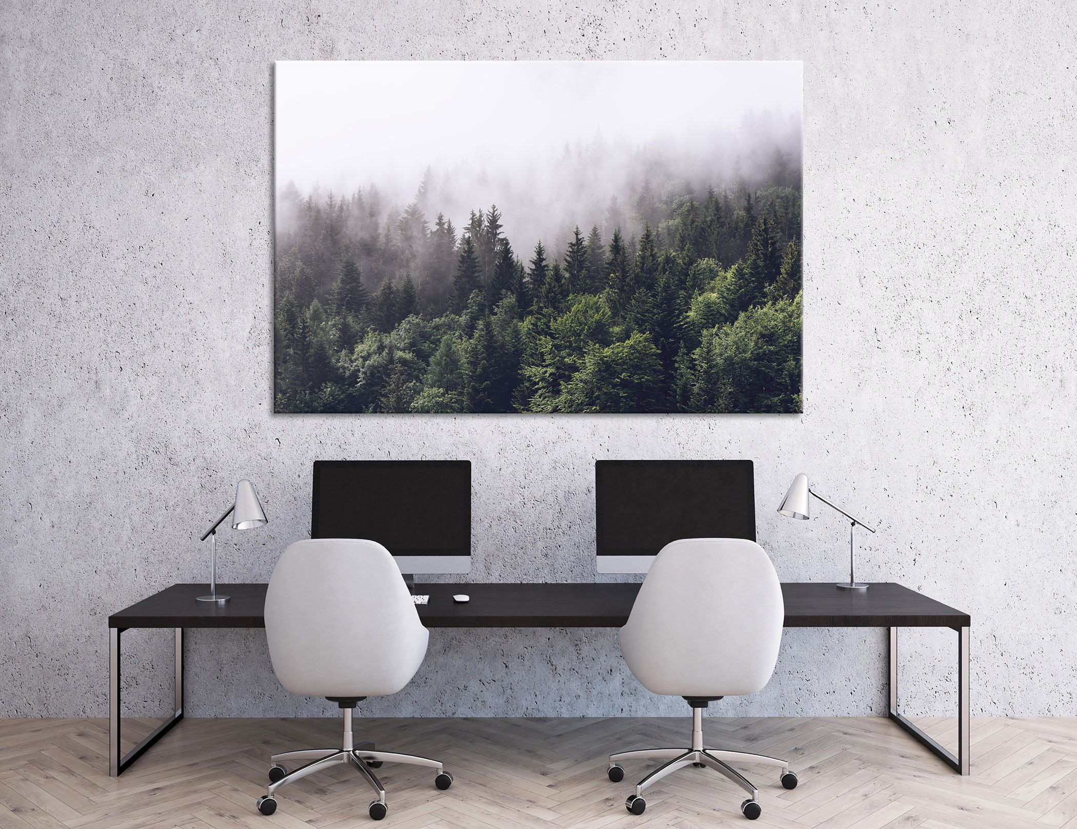 Trees Wall Art Trees Canvas Print Trees Large Wall Decor Trees Etsy