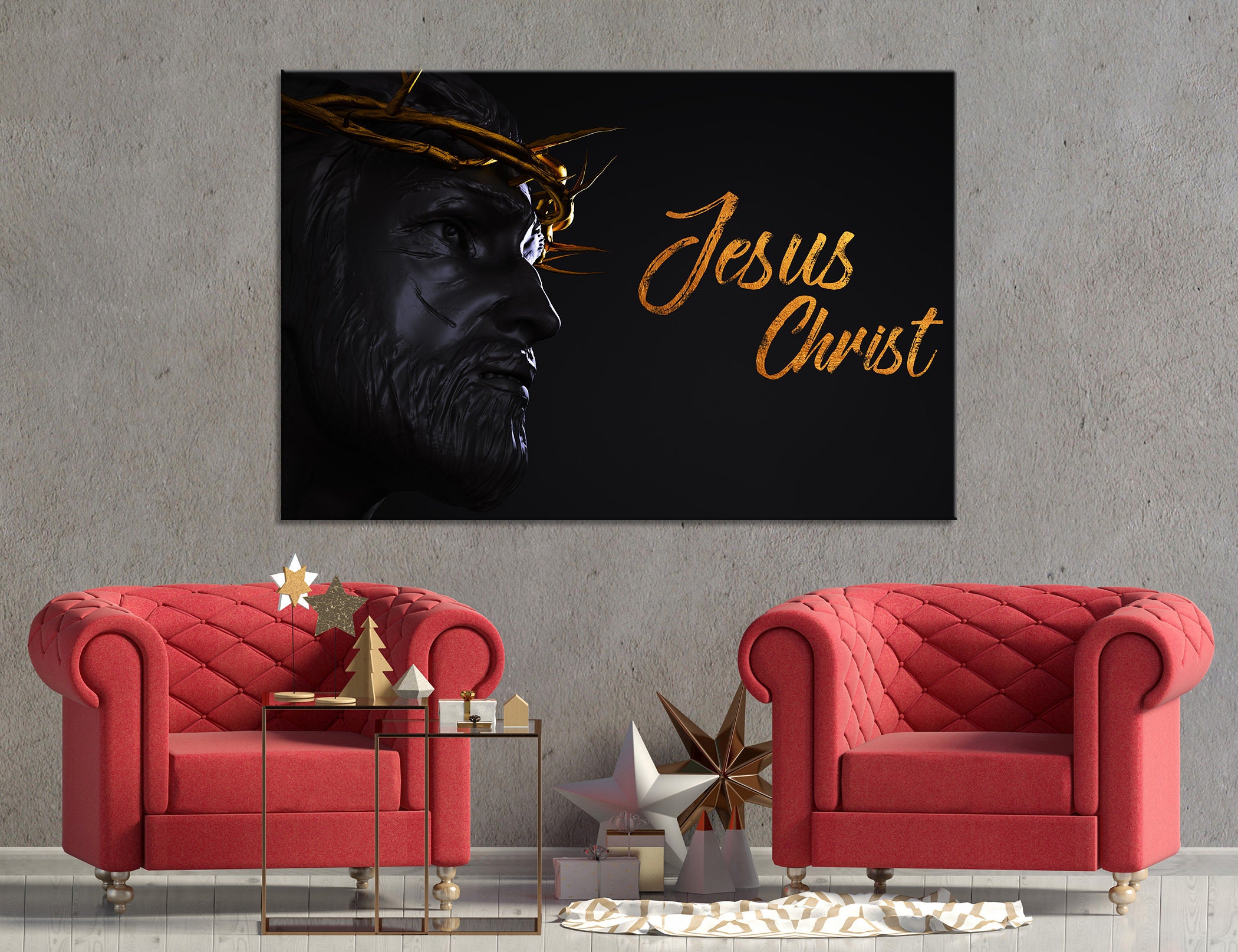 Jesus Christ Wall Art Jesus Christ Wall Decor Jesus Christ Etsy