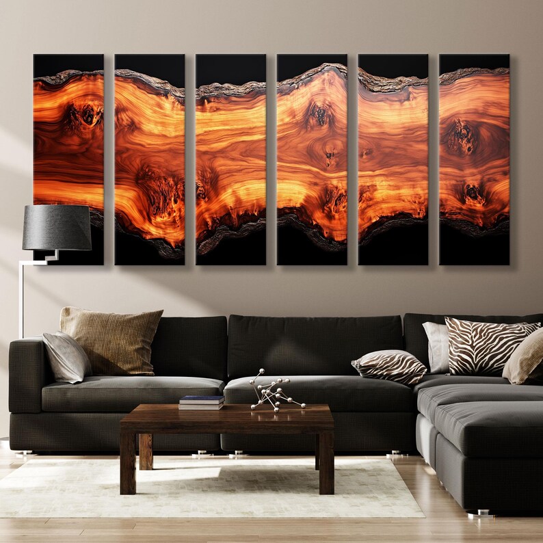 Woodence Gift Wall Art Dope Natural Canvas Print Decor Modern Design