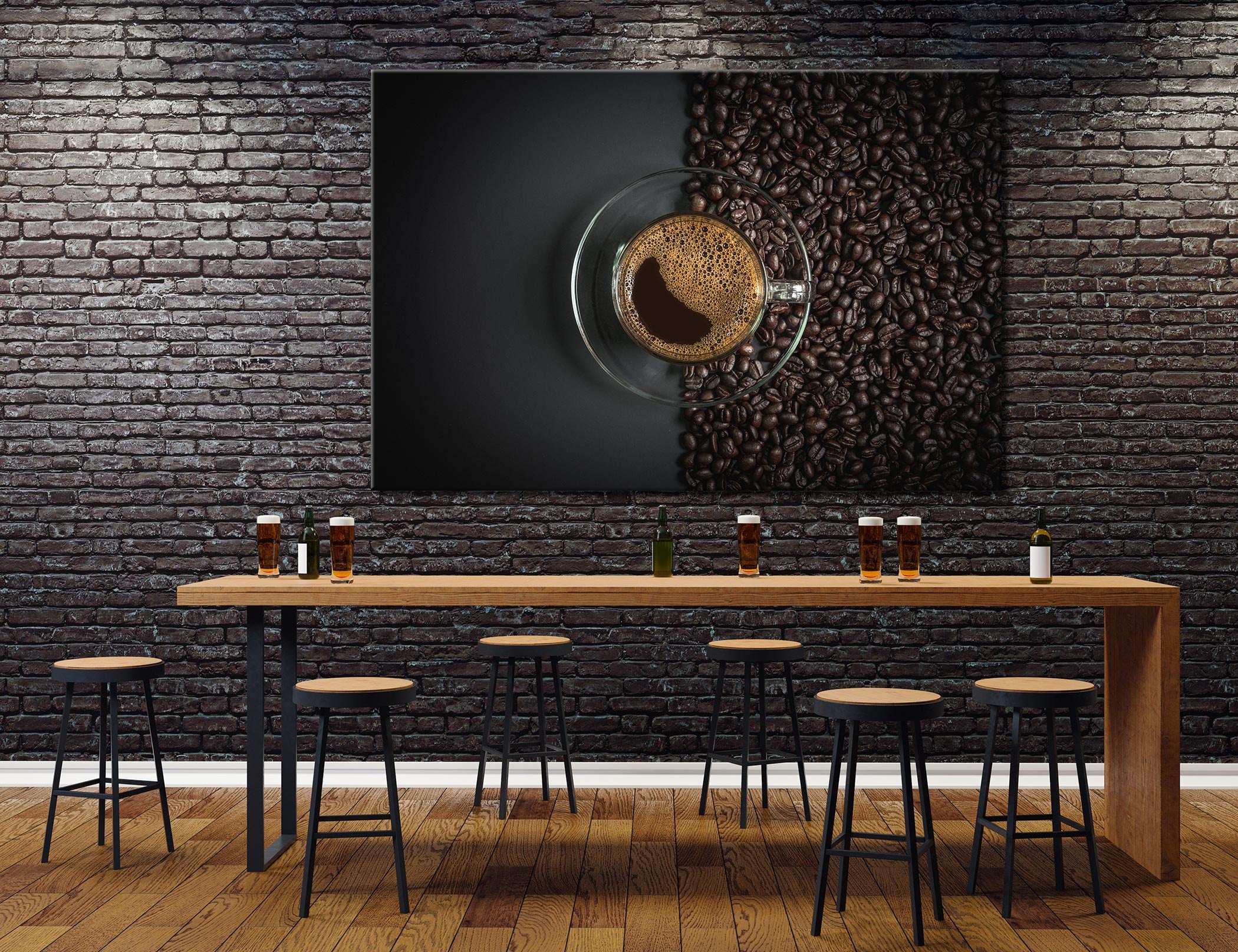 Cup of Coffee Canvas Print, Kitchen & Dining Wall Decor