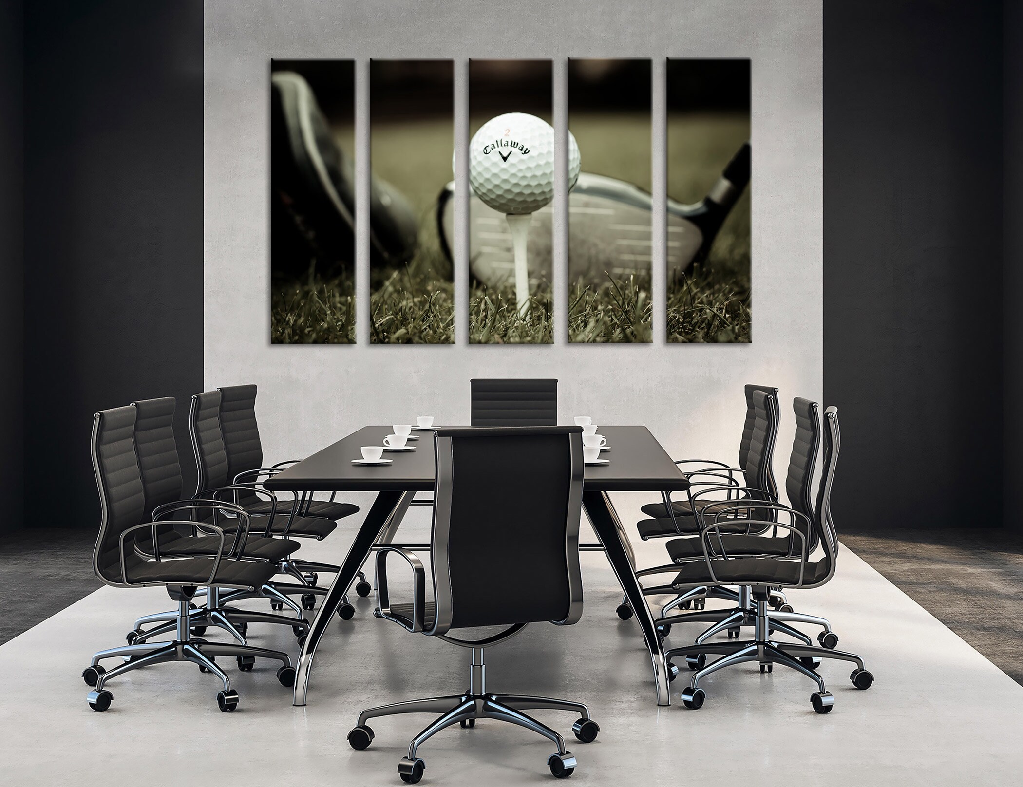 Golf Wall Art Golf Boll Wall Decor Golf Canvas Sports Decor Etsy