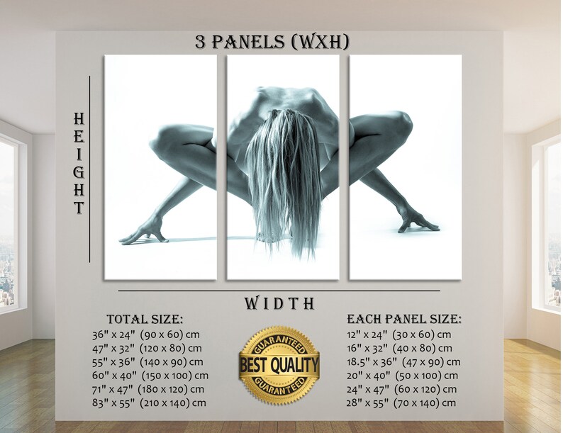 Nude Wall Art Nude Wall Decor Gym Wall Art Gym Wall Decor Yoga Wall Art Yoga Wall Decor Gymnastics Wall Art Gymnastics Wall Decor Artwork image 7
