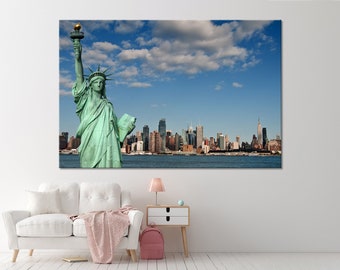 Statue of Liberty Art Statue of Liberty Wall Art Statue of Liberty Canvas Print Statue of Liberty Poster Statue of Liberty Decor Set Artwork