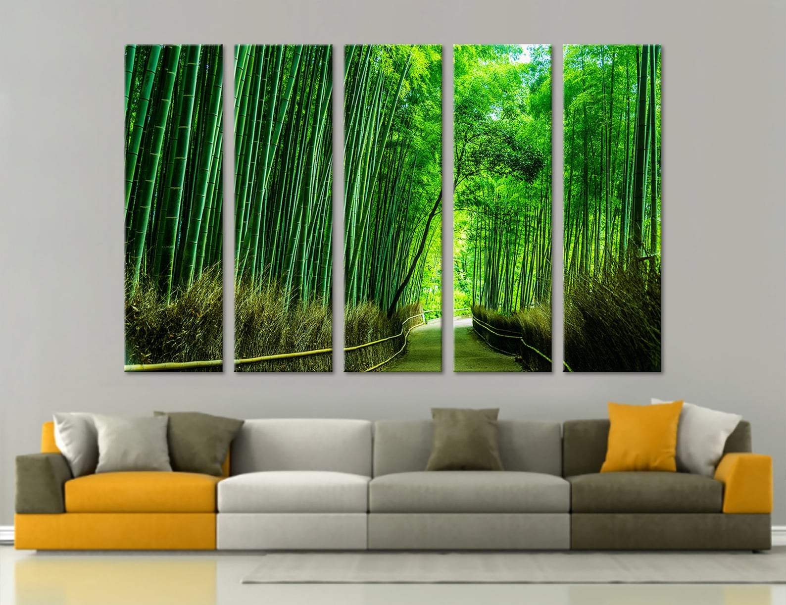 Bamboo Forest Wall Art Bamboo Forest Wall Decor Bamboo Forest Etsy