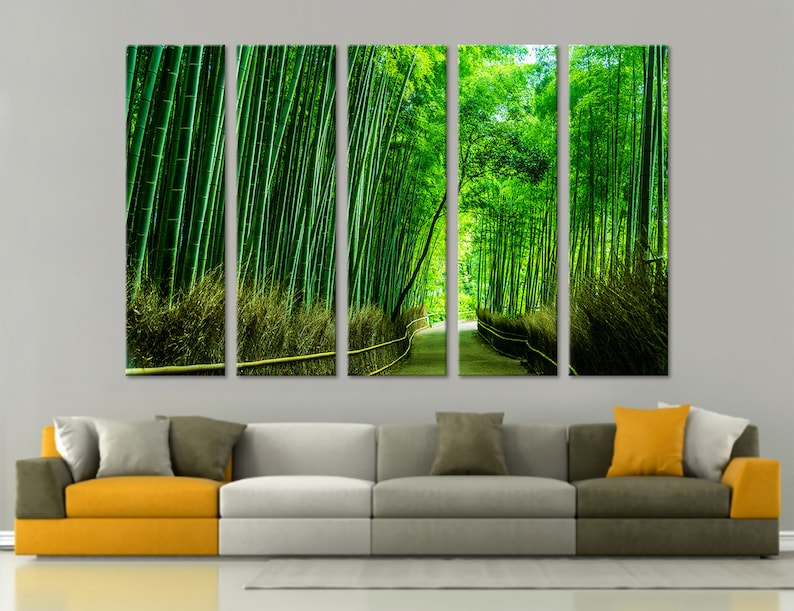 Bamboo Forest Wall Art Bamboo Forest Wall Decor Bamboo Forest Etsy