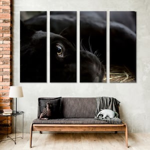 Black Panther Wall Art Panther Canvas Wall Art Panther Wall Decoration Panther Canvas Wall Art Panther Large Canvas Wall Art Set Wall Decor