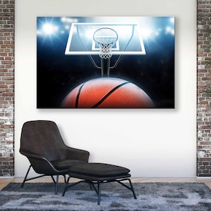 Basketball Wall Art, Basketball Decor, Basketball Canvas, Basketball Print, Streetball Print, Sports Wall Art, Dream Team Art