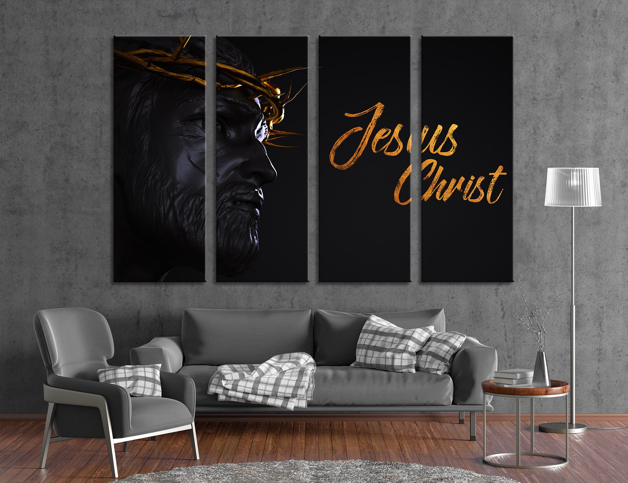 Jesus Christ Wall Art Jesus Christ Wall Decor Jesus Christ Etsy