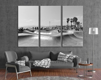 Venice Beach Skateboard Park Venice Beach Print Venice Beach Photography Venice Beach Canvas Venice Beach Fine Art Venice Beach Wall Art Set