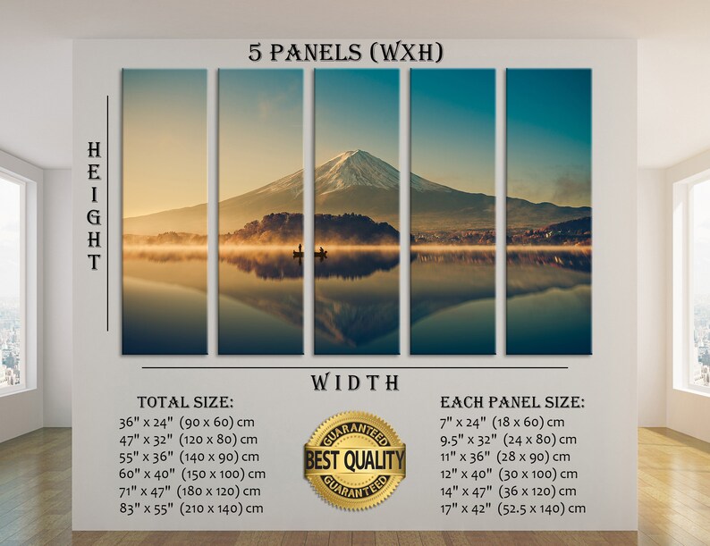 Fuji Mount Wall Art Fuji Mount Wall Decor Fuji Mount Canvas Etsy