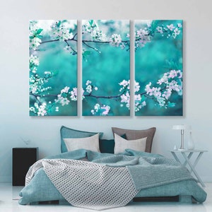 Blooming Sakura Canvas Print - Captivating Cherry Blossom Wall Art