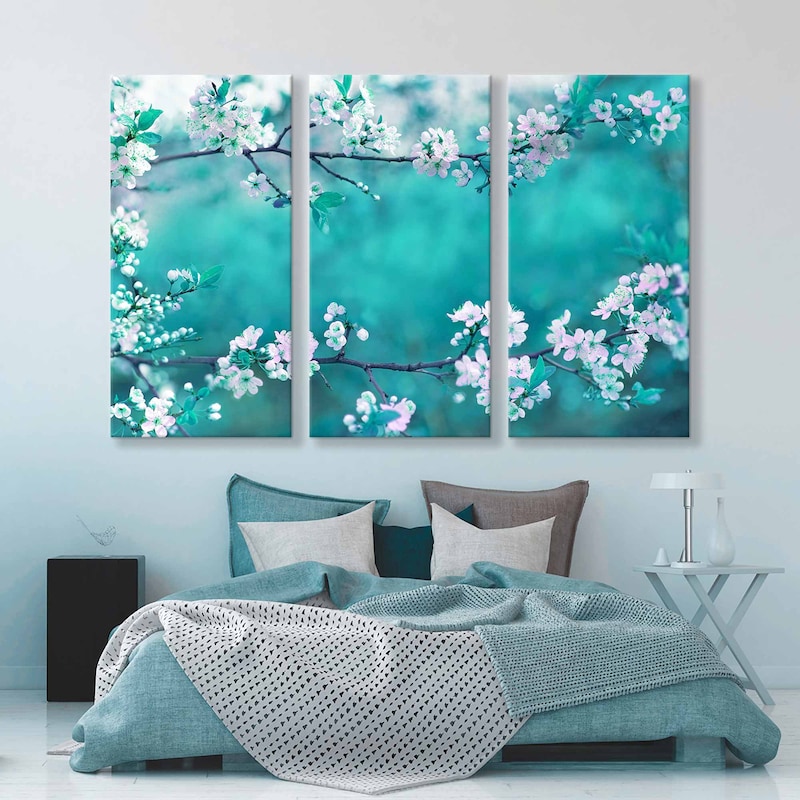 Cherry Blossom Wall Art - Etsy