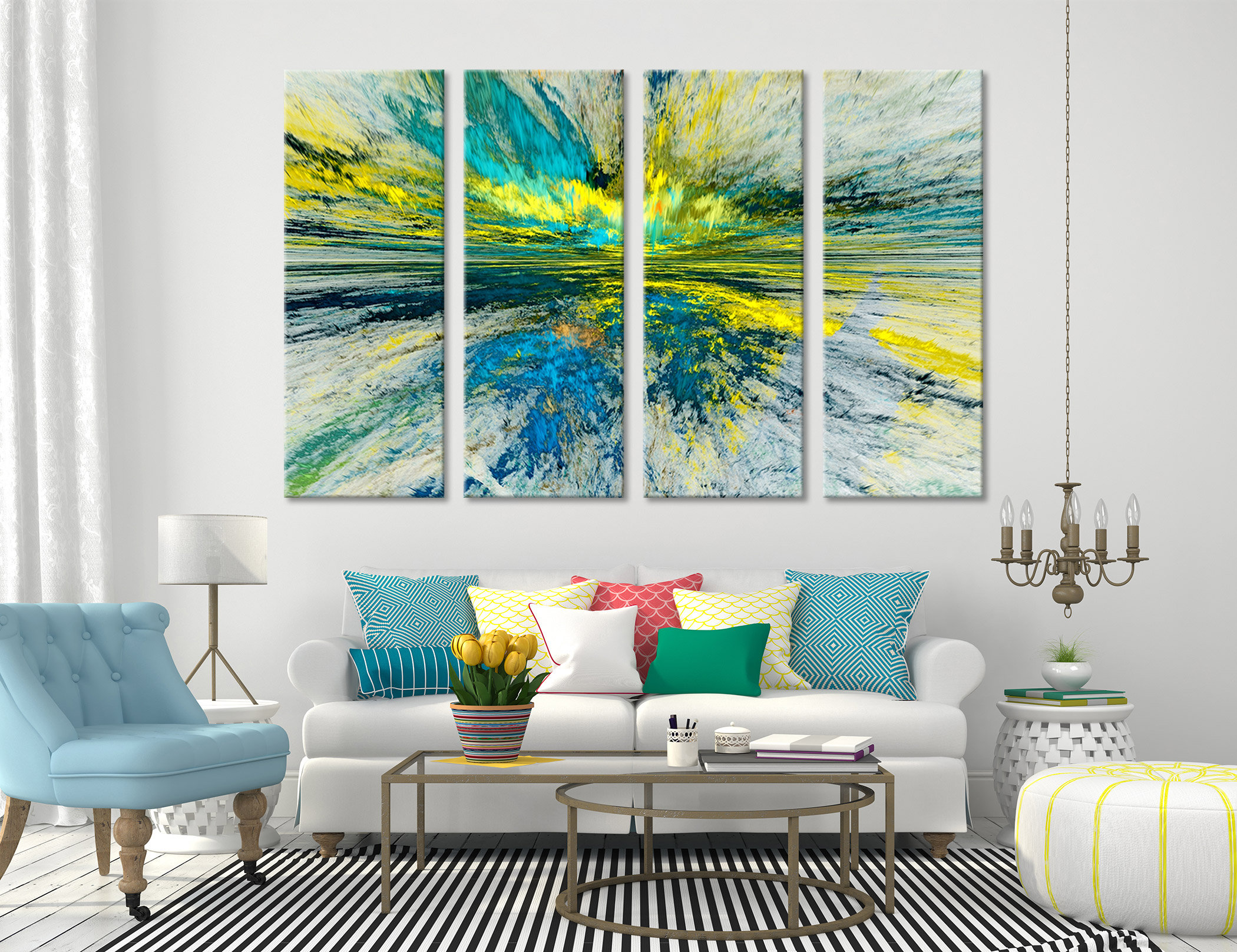 Oversized Abstract Wall Art Extra Large Modern Decor Large Etsy