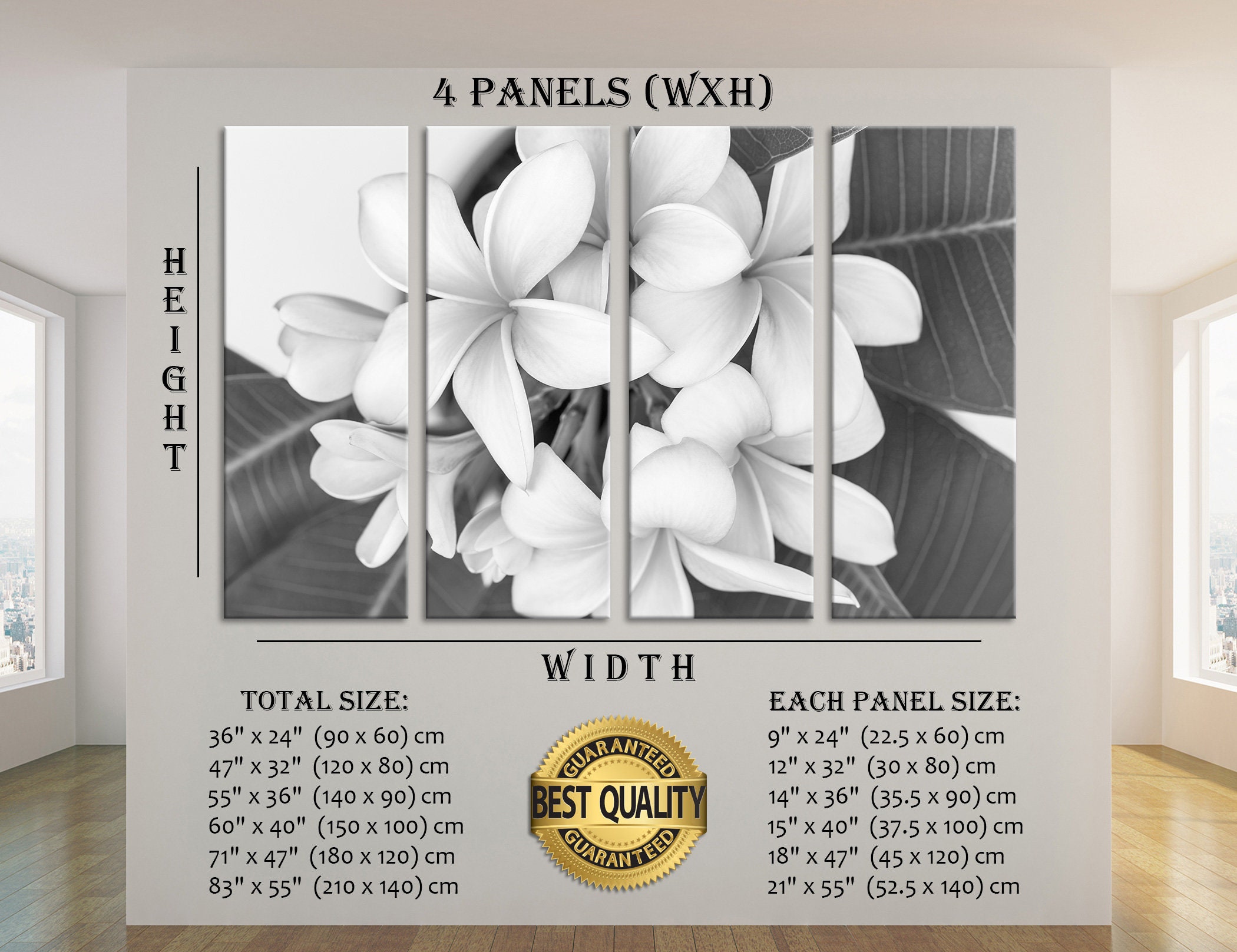 Plumeria Wall Art Plumeria Wall Decor Frangipani Flower Wall Etsy