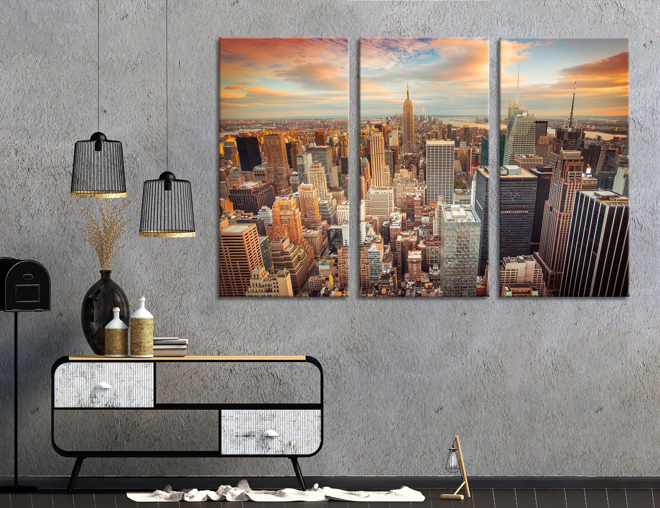 New York Canvas Street Art New York Artwork Manhattan Canvas Etsy