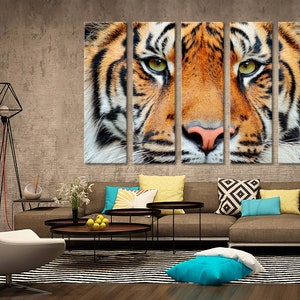 Tiger Canvas Tiger Print Tiger Poster Tiger Photo Wall Art - Etsy