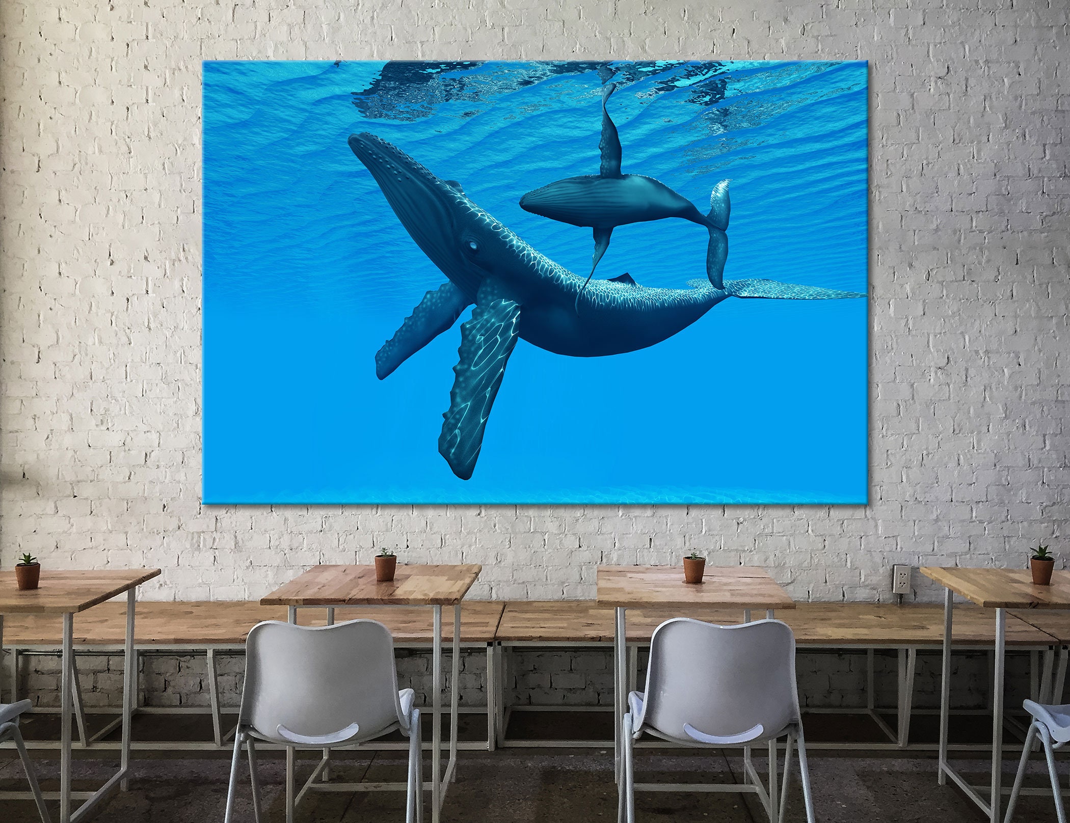 Whales Wall Art Whales Wall Decor Whales Canvas Whales Print Etsy