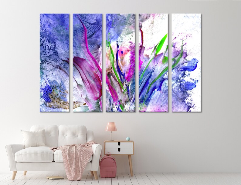 Colorful Wall Art Colorful Wall Decor Bedroom Wall Art Bedroom Etsy