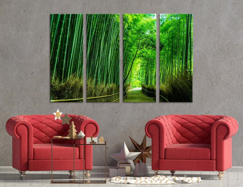 Bamboo Forest Wall Art Bamboo Forest Wall Decor Bamboo Forest Etsy