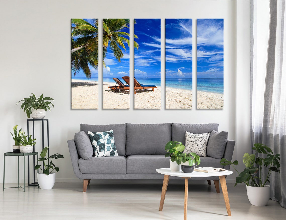 Tropical Beach Wall Art Tropical Beach Wall Decor Tropical Etsy