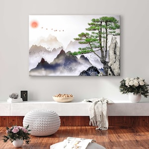 Enchanting Elegance: Japanese Essence Wall Art Collection, Oriental Wall Art