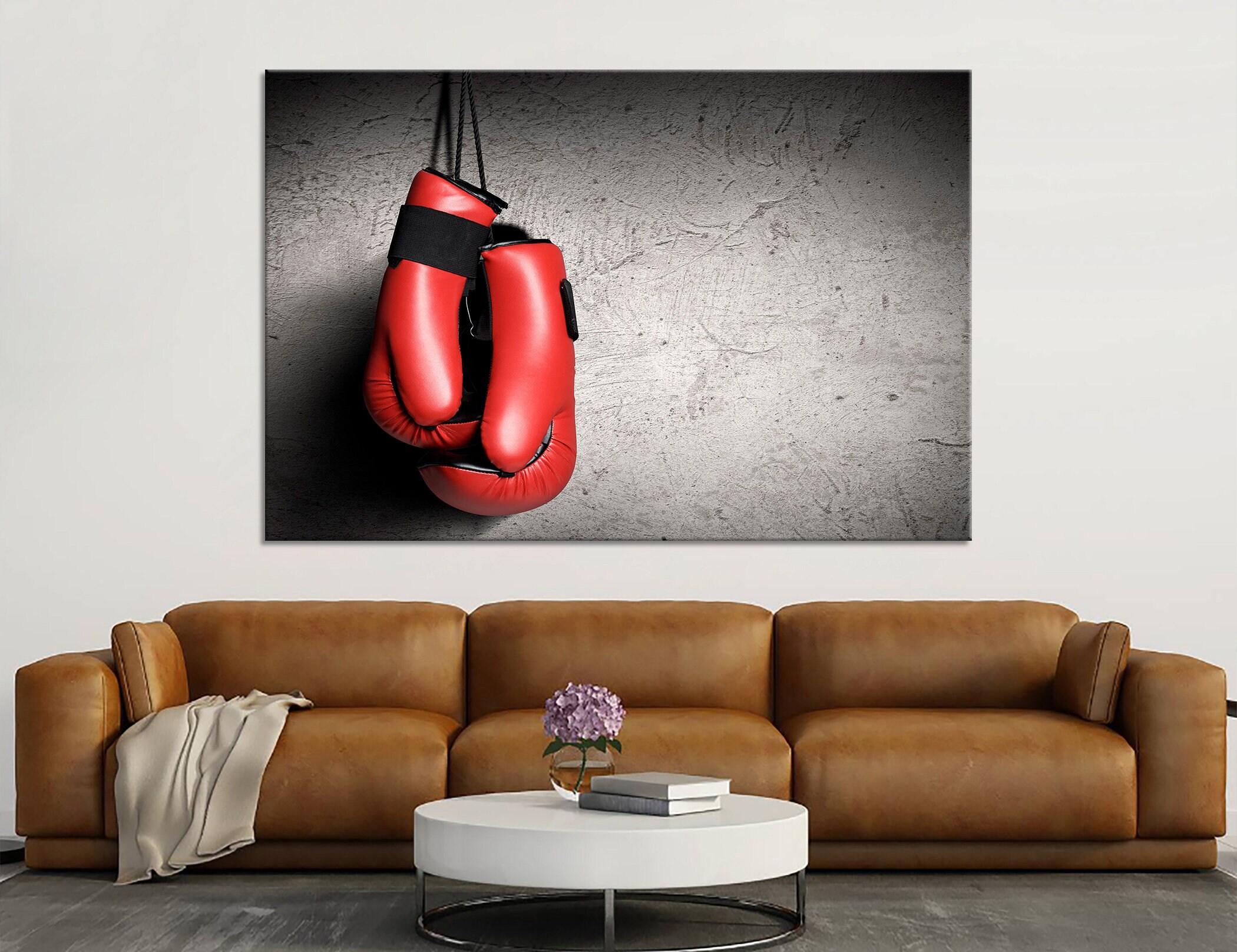 Boxing Canvas Print Boxing Wall Art Sport Wall Art Motivation Etsy
