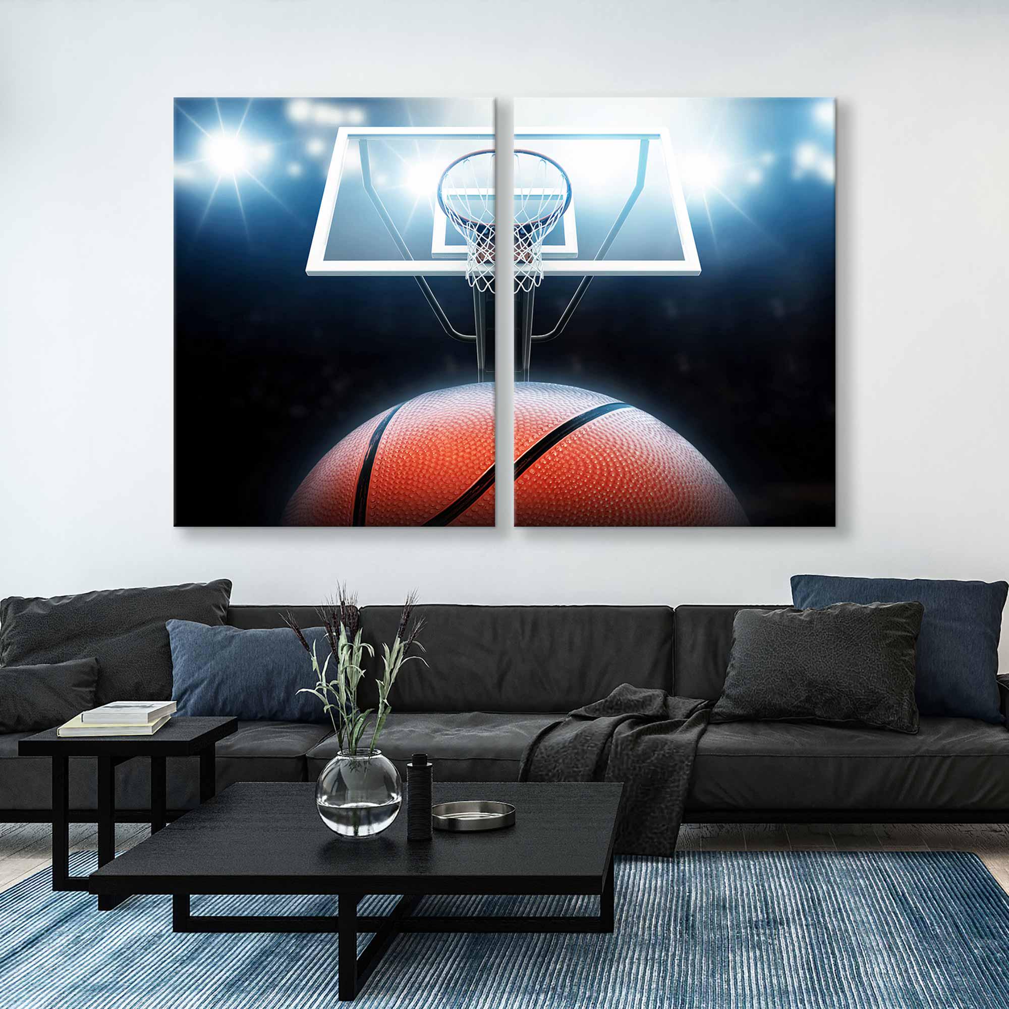 Basketball Wall Art, Basketball Decor, Basketball Canvas, Basketball