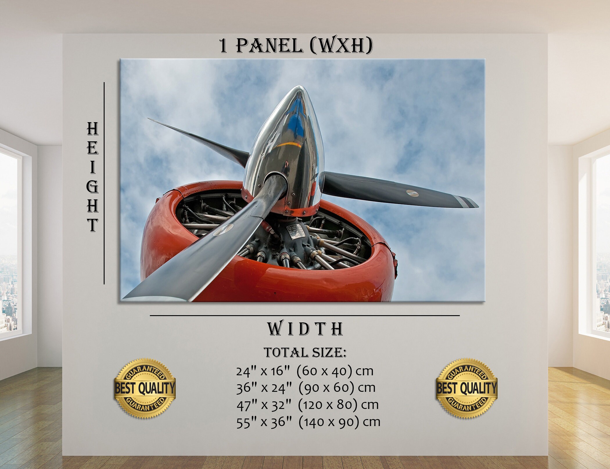 Airplane Closeup Aircraft Print Plane Engine Airplane Decor Engine ...