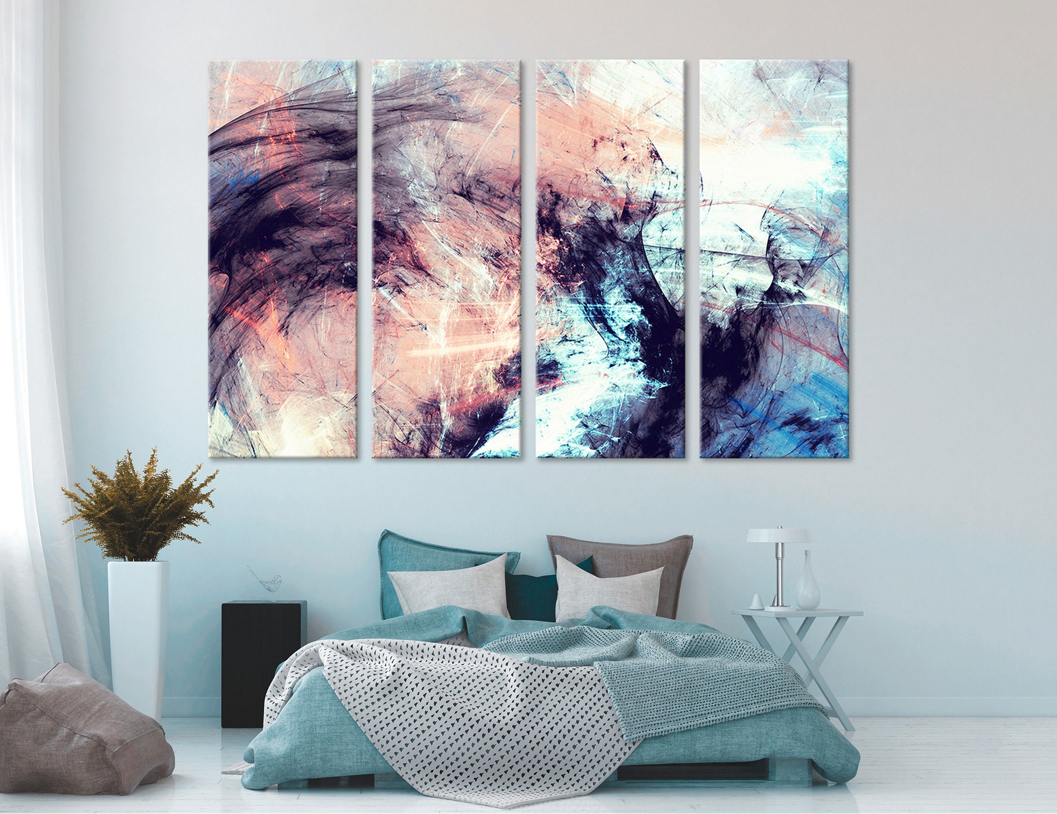 3 Pieces Wall Art 3 Pieces Wall Decor 3 Panels Wall Art 3 Etsy