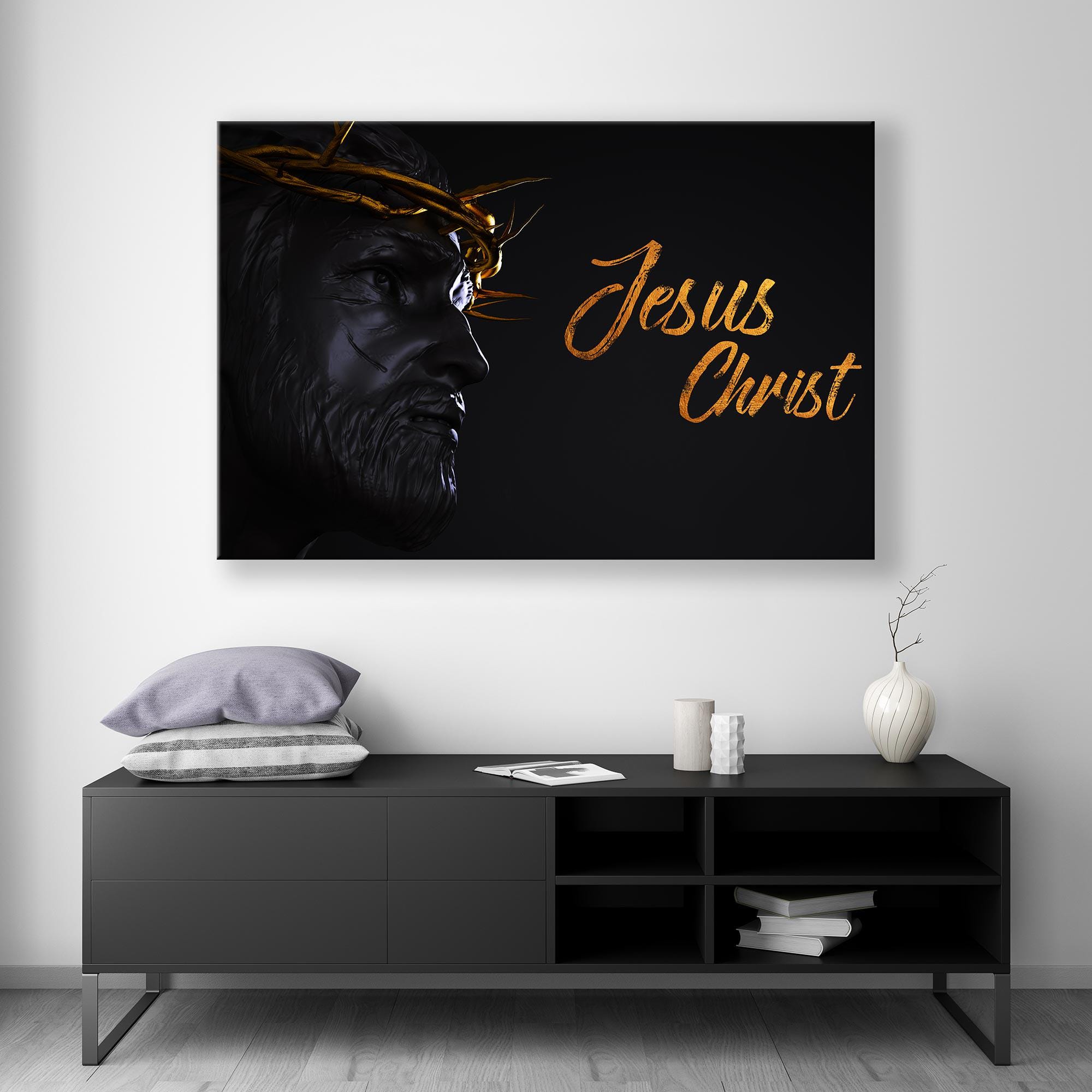 Jesus Christ Wall Art Canvas Print – Inspirational Christian Wall Decor ...